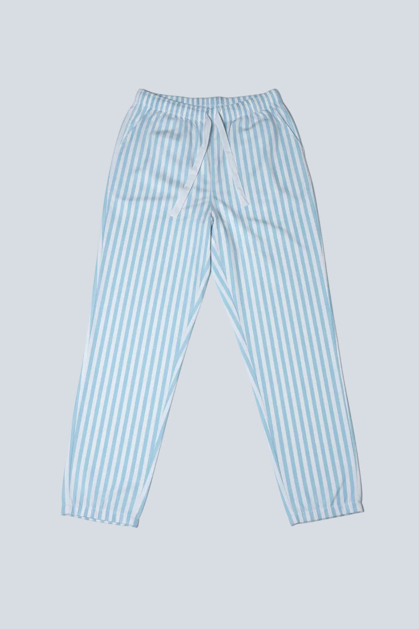 Blue and White Pants